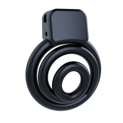 Black Whirlwind Spring Plastic Dick Cage
