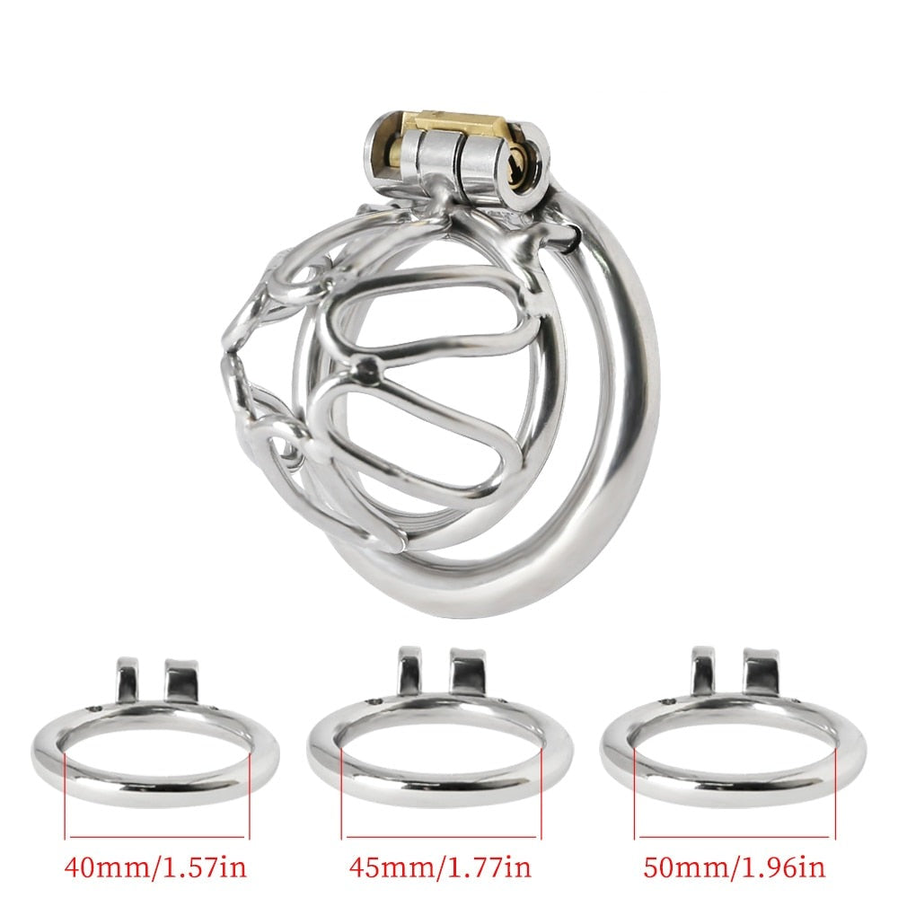 316 Stainless Steel Small Chastity Cage For Men