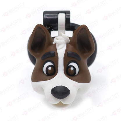 Cartoon Dog Cage Of Tease Chastity