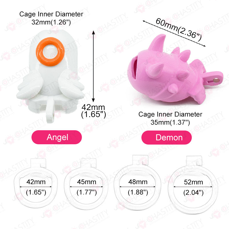 Chastity Angel & Chastity Demon