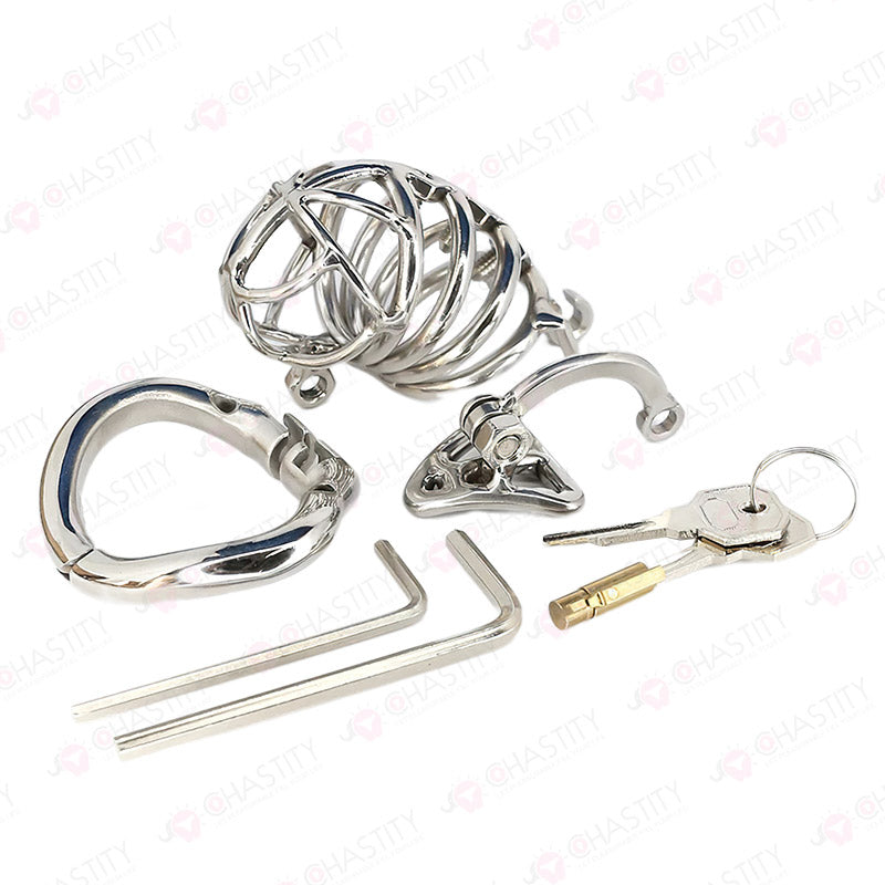Chastity Cage With Ball Splitter