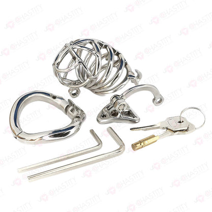 Chastity Cage With Ball Splitter