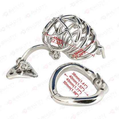 Chastity Cage With Ball Splitter