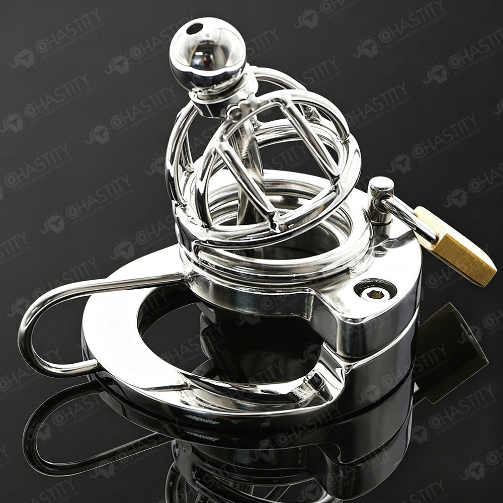 Chastity Cage With Ball Stretcher