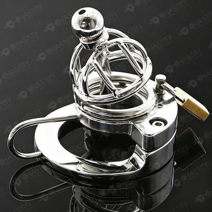 Chastity Cage With Ball Stretcher