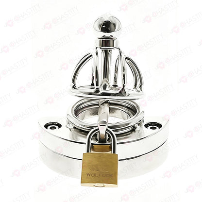 Chastity Cage With Ball Stretcher