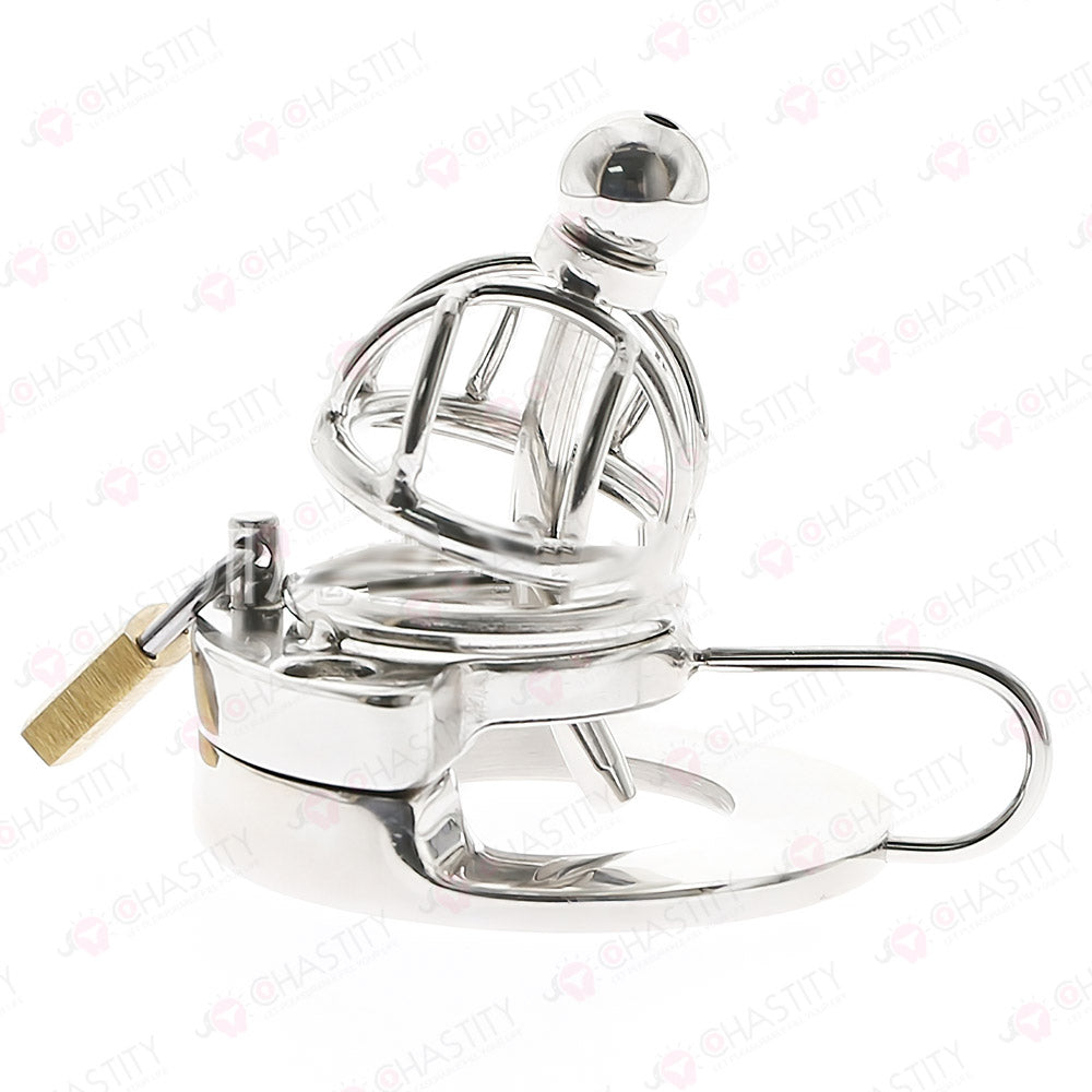 Chastity Cage With Ball Stretcher