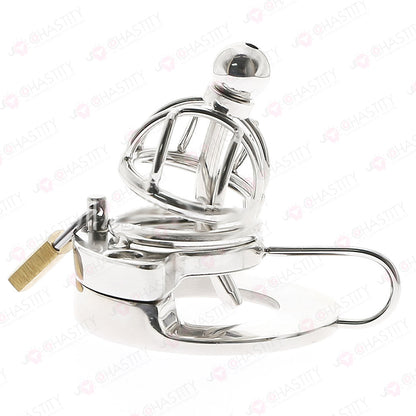 Chastity Cage With Ball Stretcher
