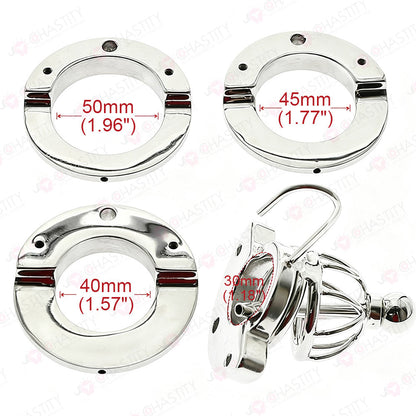 Chastity Cage With Ball Stretcher