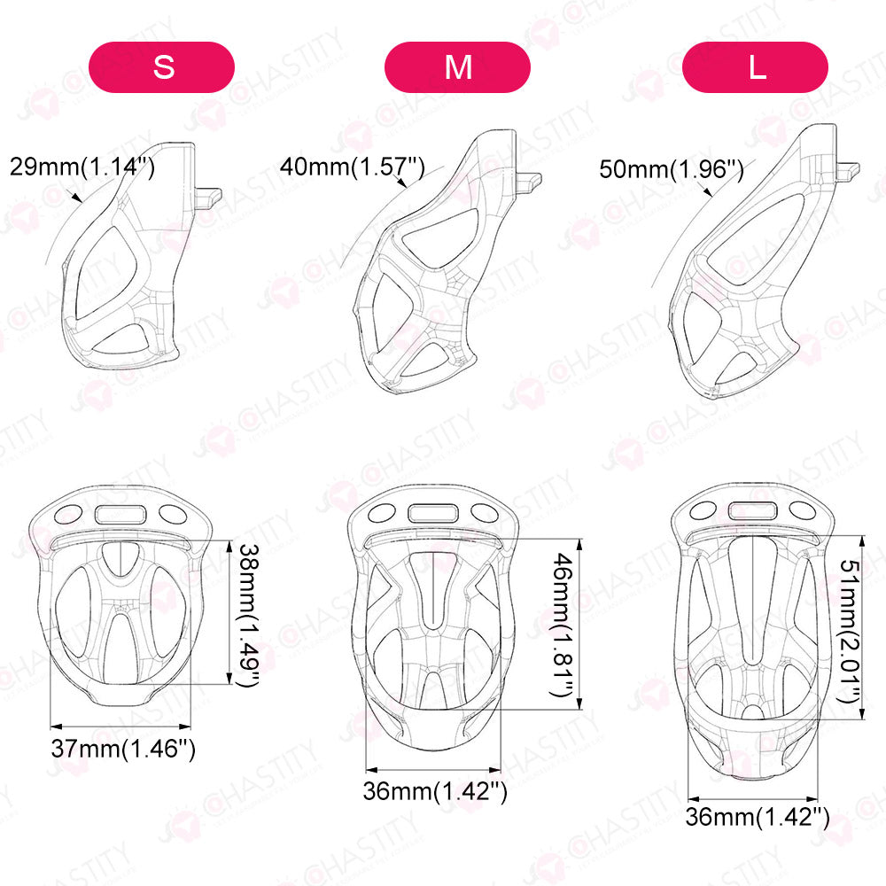 Cobra Male Chastity Cage