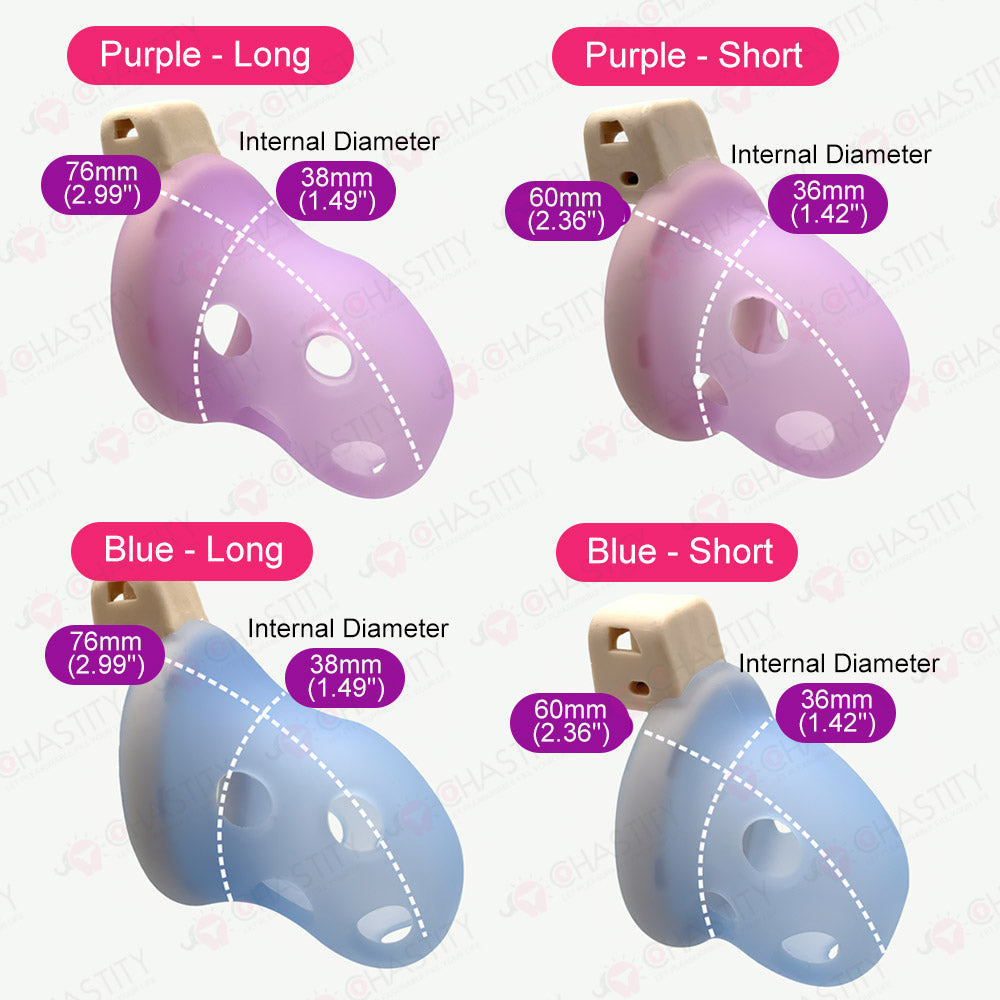 Comfortable Soft Silicone Long Term Chastity Cage