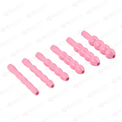 Compact Chastity Device With Urethral Plug Kit