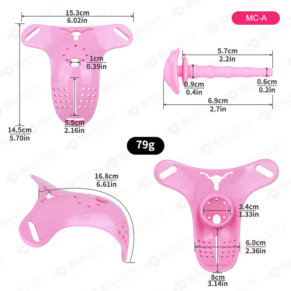 Cross Dressing Wearable Chastity Plate