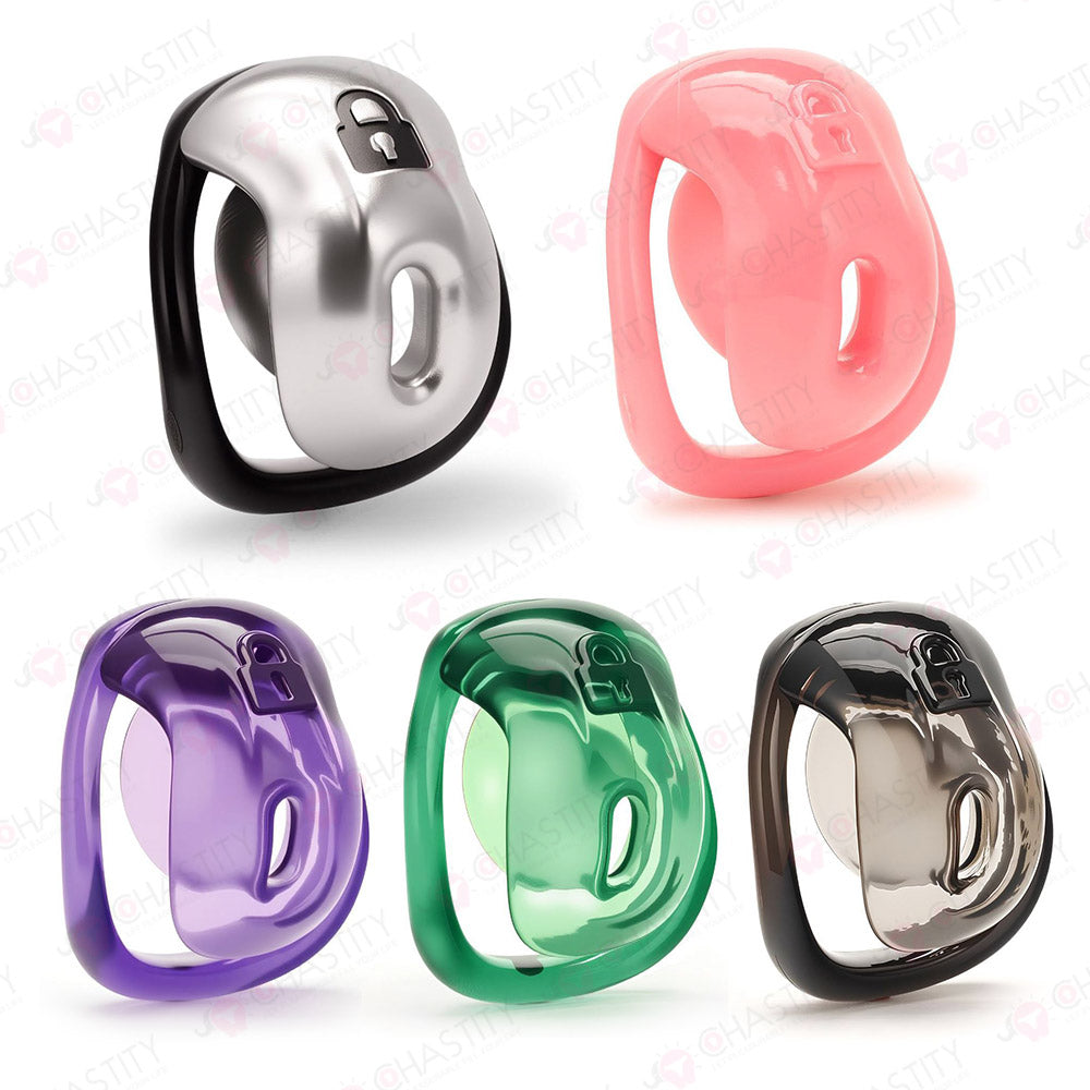 Crystal Pudding Transparent Chastity Cage