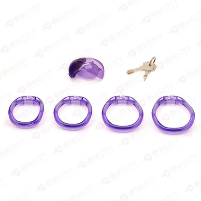 Crystal Pudding Transparent Chastity Cage