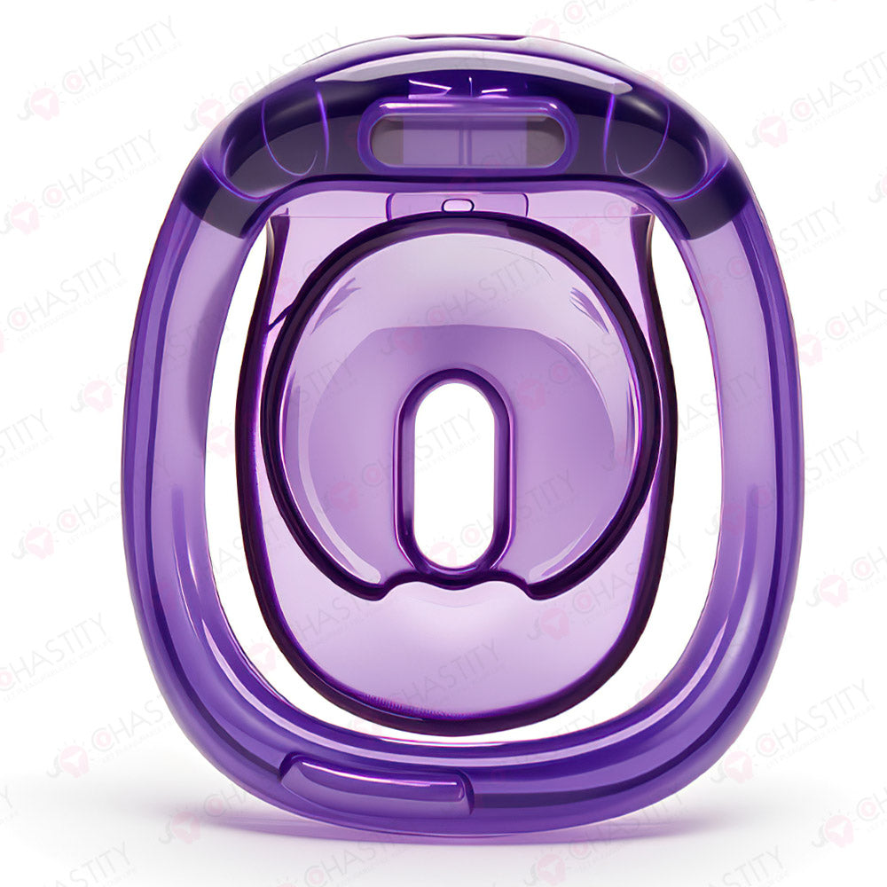 Crystal Pudding Transparent Chastity Cage