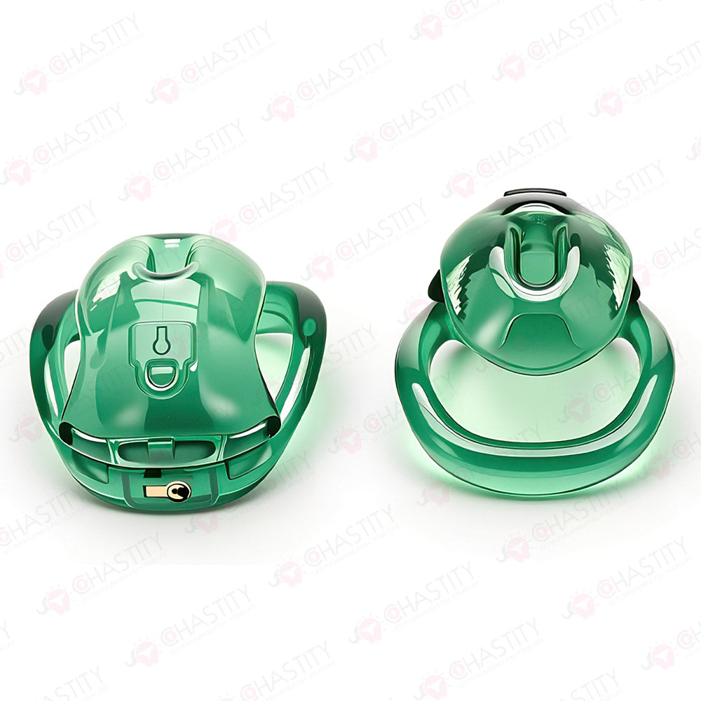 Crystal Pudding Transparent Chastity Cage