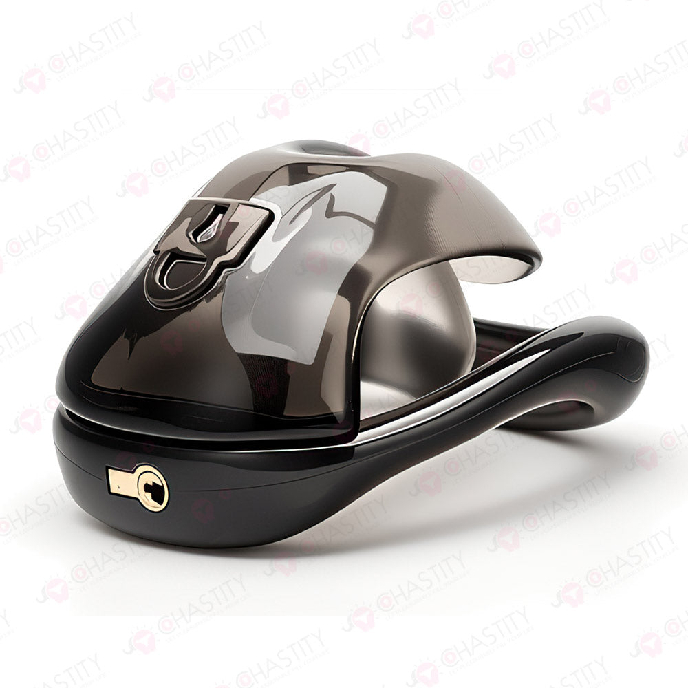 Crystal Pudding Transparent Chastity Cage