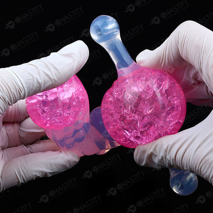 Crystal Silicone Dildo Mouth Gag