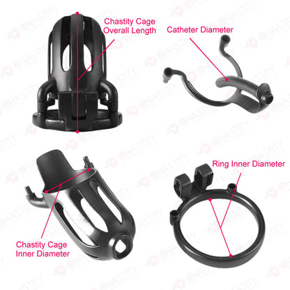 Custom Made Chastity Cage (PTFE Coated)
