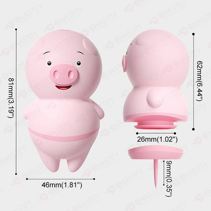 Cute Pig Vibrator (Licking & Sucking)