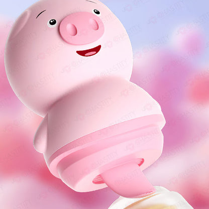 Cute Pig Vibrator (Licking & Sucking)