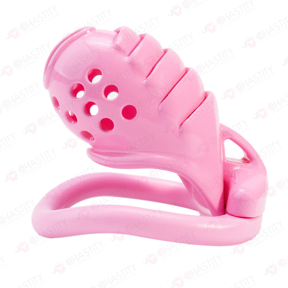 Dark Knight Layered Armor Chastity Cage Overnight