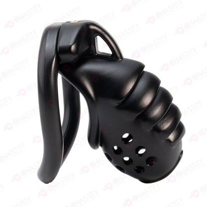 Dark Knight Layered Armor Chastity Cage Overnight