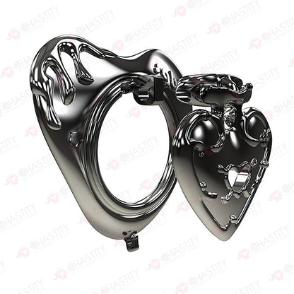 Dark Magic Chastity Cage with Gemstone