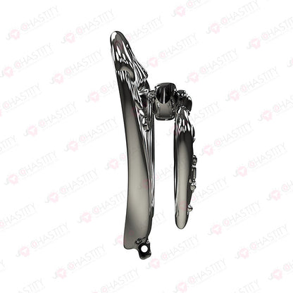 Dark Magic Chastity Cage with Gemstone
