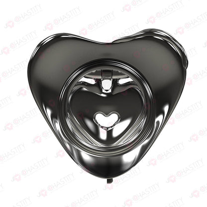 Dark Magic Chastity Cage with Gemstone