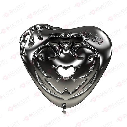 Dark Magic Chastity Cage with Gemstone