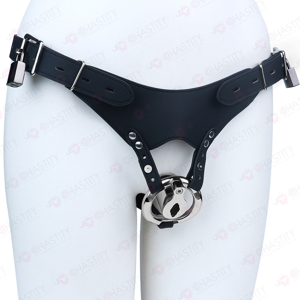 Deep Inverted Screw Lock Chastity Cage