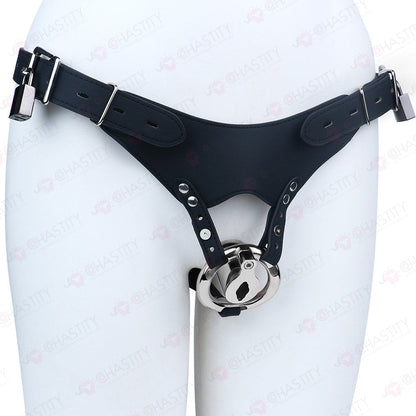 Deep Inverted Screw Lock Chastity Cage