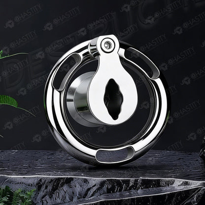 Deep Inverted Screw Lock Chastity Cage