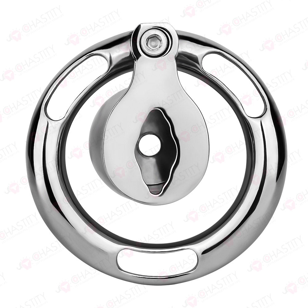 Deep Inverted Screw Lock Chastity Cage