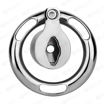Deep Inverted Screw Lock Chastity Cage