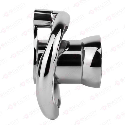 Deep Inverted Screw Lock Chastity Cage