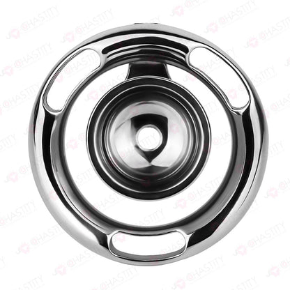 Deep Inverted Screw Lock Chastity Cage