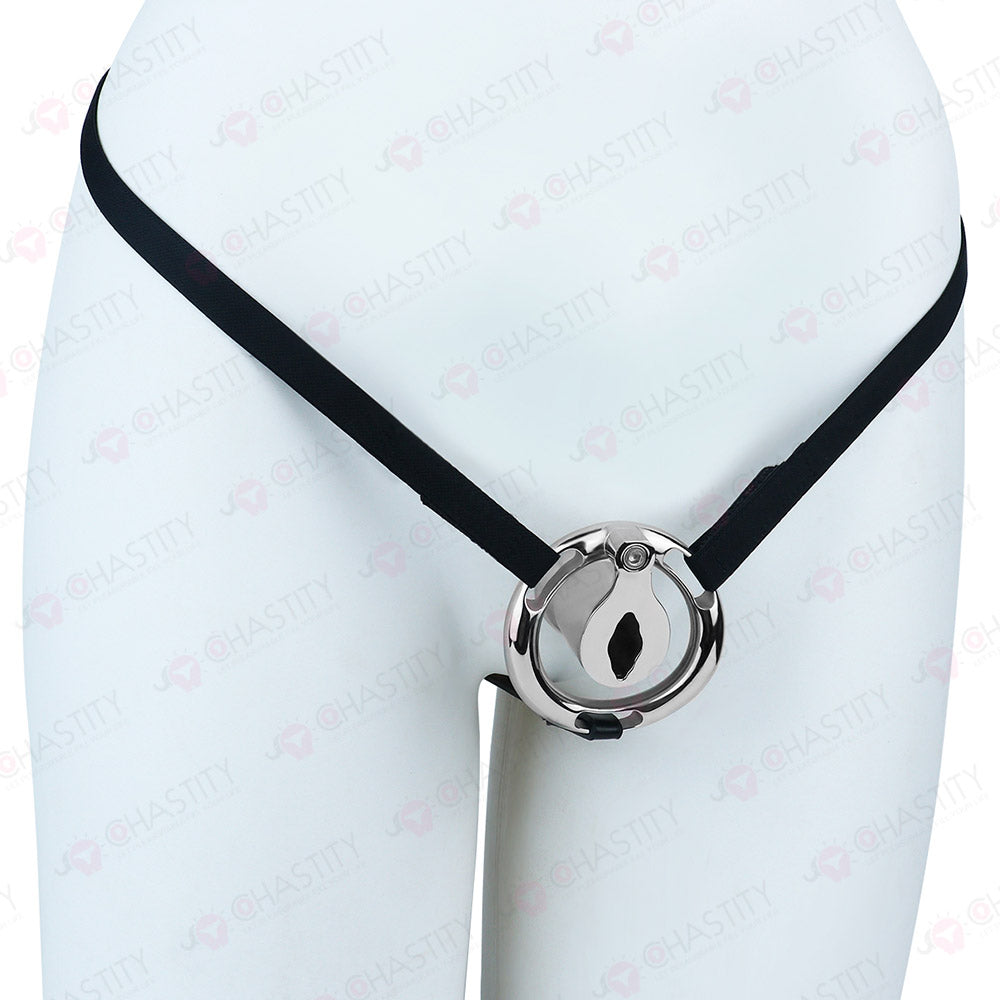 Deep Inverted Screw Lock Chastity Cage
