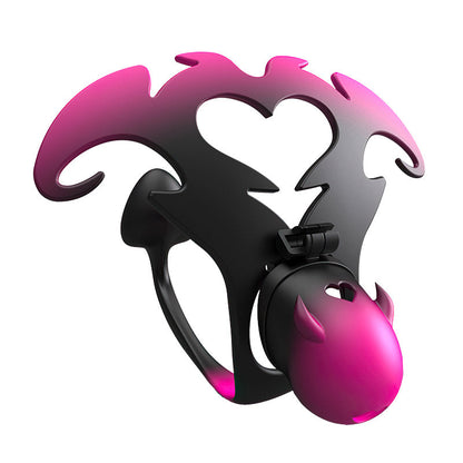 Devil's Heart Resin Anal Chastity Belt