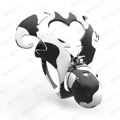 Devil's Heart Resin Anal Chastity Belt