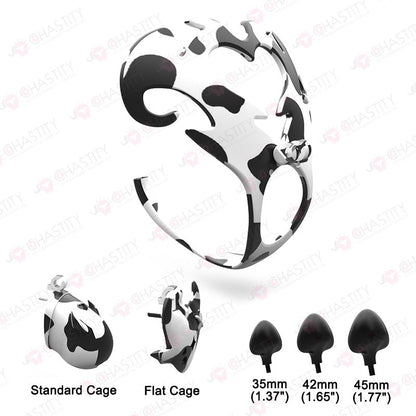 Devil's Heart Resin Anal Chastity Belt