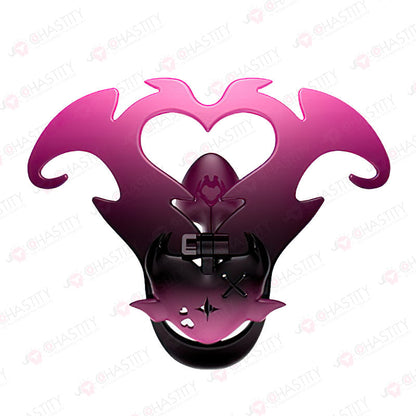Devil's Heart Resin Anal Chastity Belt