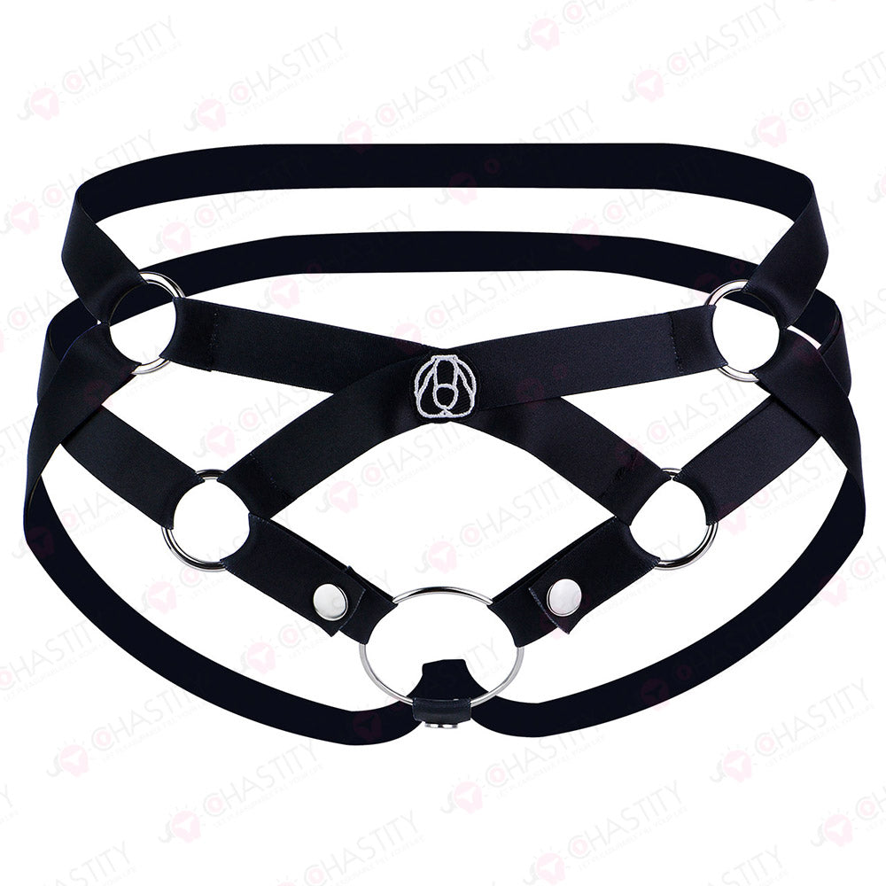 Elastic Crisscross Chastity Lock Auxiliary Belt