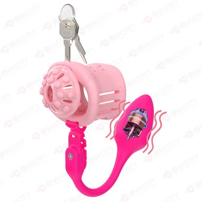 Extension Ring Soft Spikes Chastity Cage Double Pleasure