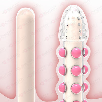 Extra Large Beaded Penis Sleeve