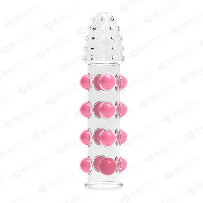 Extra Large Beaded Penis Sleeve