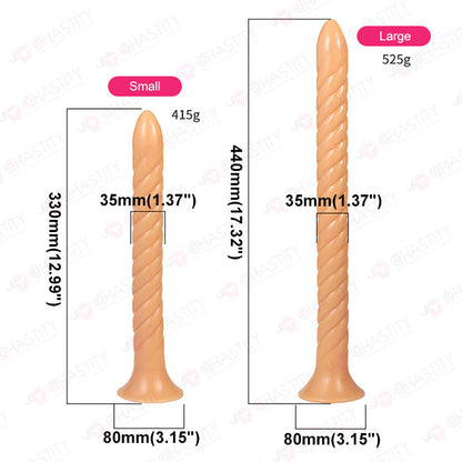 Extra Long Spiral Butt Plug