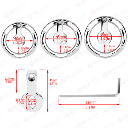 Eye of Zeus Invisible Chastity Cage (Screw Lock)